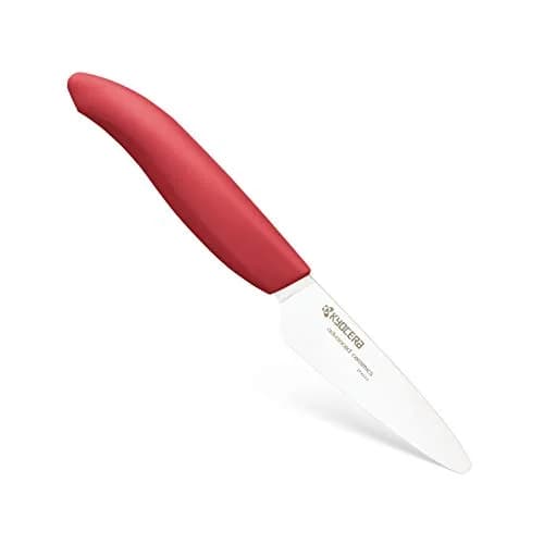 KYOCERA Revolution 3-inch Paring Ceramic Knife, Red Handle, White Blade | Ultra-Sharp, Long-Lasting Precision (70-120 chars) thumbnail 4