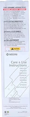 KYOCERA Revolution 3-inch Paring Ceramic Knife, Red Handle, White Blade | Ultra-Sharp, Long-Lasting Precision (70-120 chars) thumbnail 3