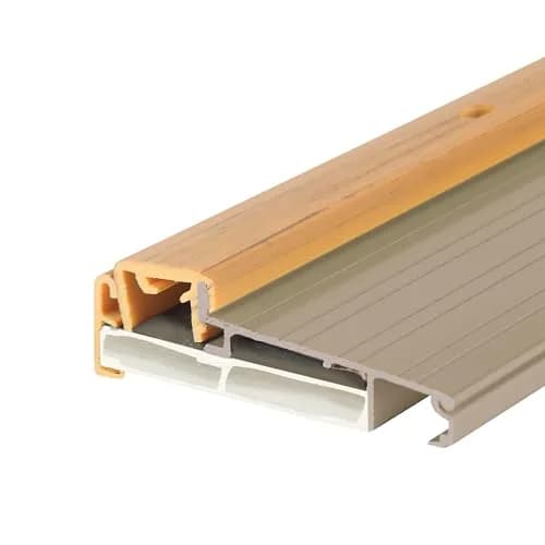 M-D Building Aluminum Thermal Break Threshold, Satin Nickel, 36in | Insulates & Seals Cold, Drafts, Dust thumbnail 3
