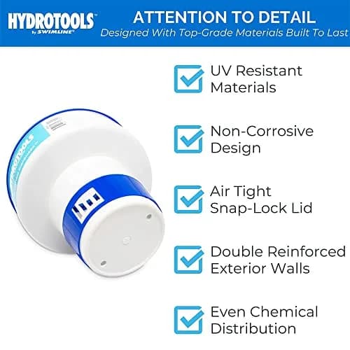 Swimline Floating Pool Chlorine Tablet Dispenser | Adjustable, Large Capacity, Durable Material thumbnail 6