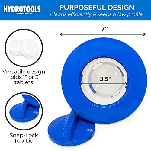 Swimline Floating Pool Chlorine Tablet Dispenser | Adjustable, Large Capacity, Durable Material thumbnail 3
