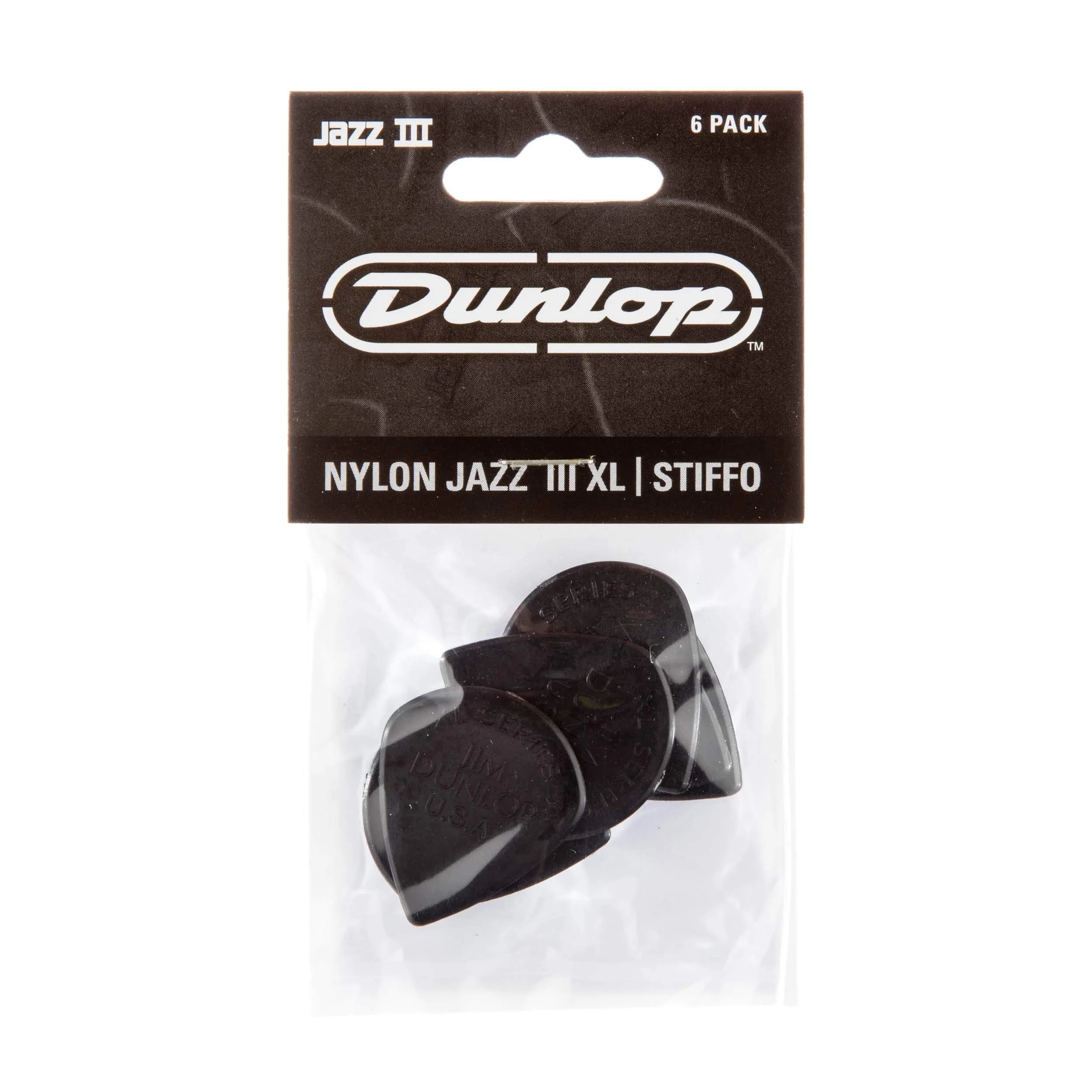 Jim Dunlop Jazz III XL Stiffo Guitar Picks 1.38mm - 6 Pack | Precision Tone & Grip - view 4