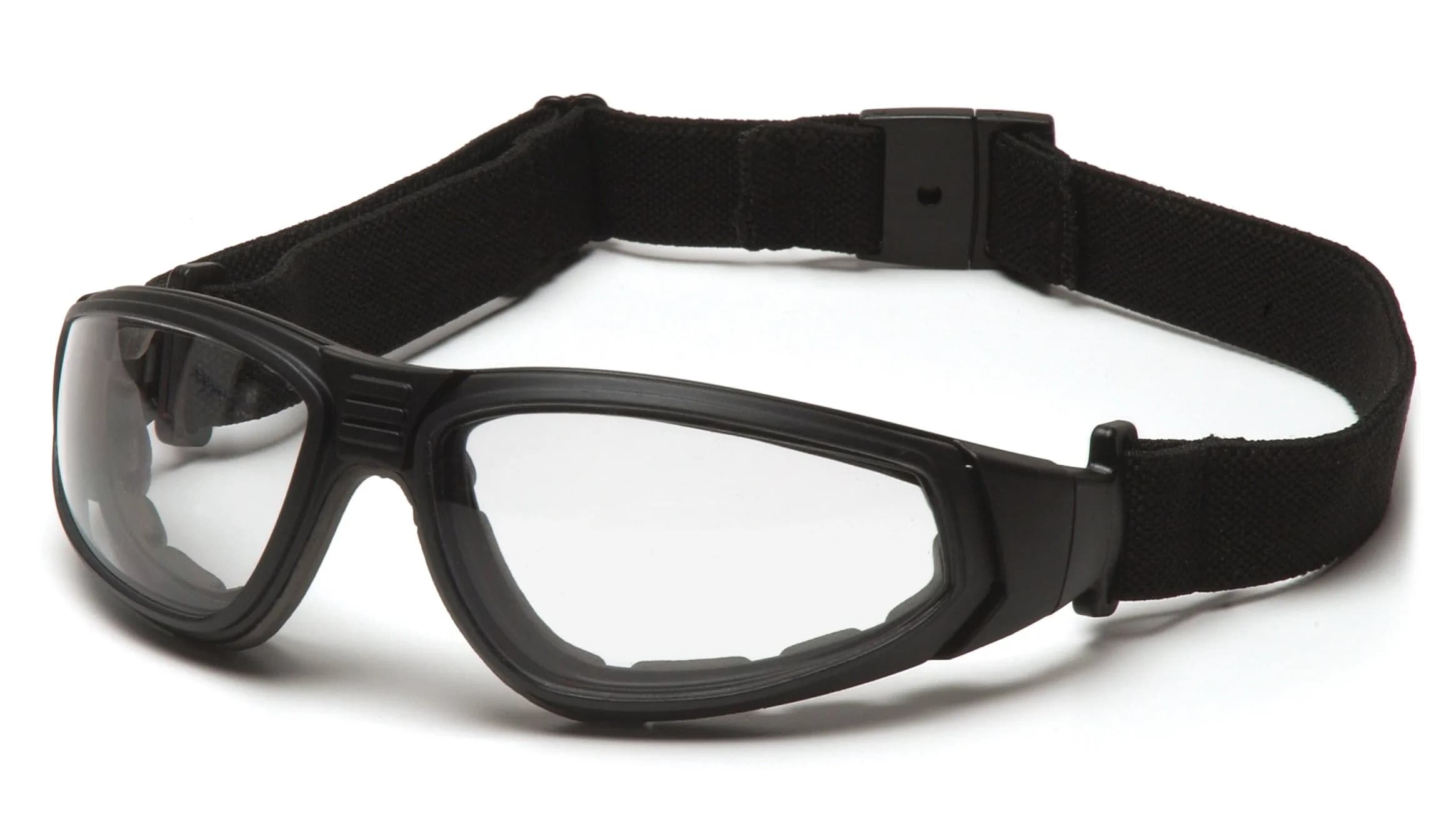 Pyramex XSG Safety Glasses, Clear H2X Anti-Fog Lens | Impact-Resistant, Lightweight, Made in the USA