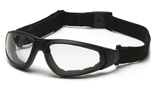 Pyramex XSG Safety Glasses, Clear H2X Anti-Fog Lens | Impact-Resistant, Lightweight, Made in the USA thumbnail 1
