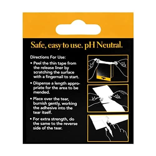 Lineco Archival Document Repair Tape 1 Inch x 35 Feet | Acid-Free, pH Neutral Adhesive - view 2