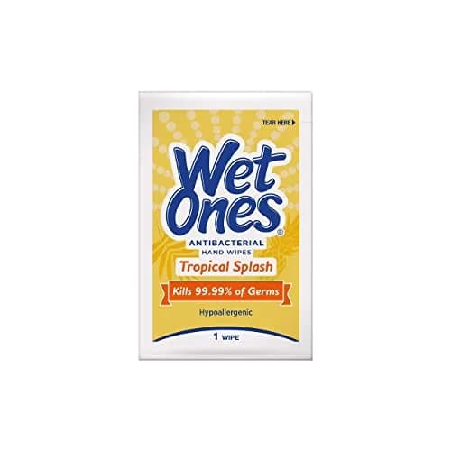 Wet Ones Antibacterial Hand Wipes Citrus Scent Singles 24 ct | Kills 99.99% of Germs thumbnail 3