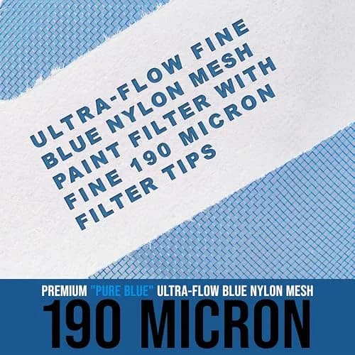 TCP Global 190 Micron Filter Tips Ultra-Fine Paint Strainer (50 Pack) | Superior Filtration for All Paint Types thumbnail 3