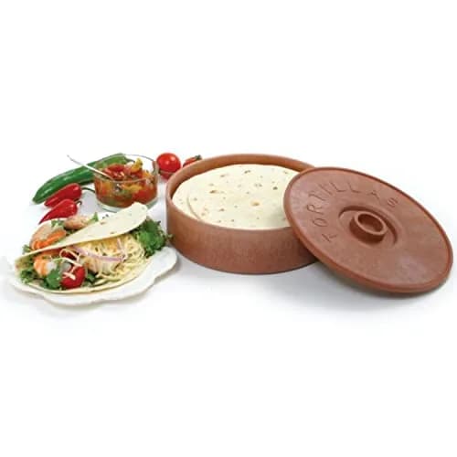 Norpro Insulated Tortilla & Pancake Warmer Server 21.5cm (8.5") | Keeps Food Warm, Soft & Fresh thumbnail 4