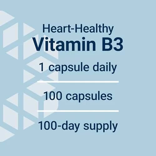 Life Extension Vitamin B3 Niacin 100 Capsules | Supports Heart & Metabolism, Gluten-Free thumbnail 4