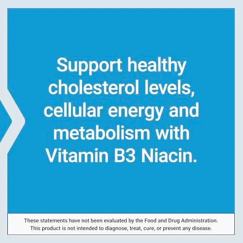 Life Extension Vitamin B3 Niacin 100 Capsules | Supports Heart & Metabolism, Gluten-Free thumbnail 5
