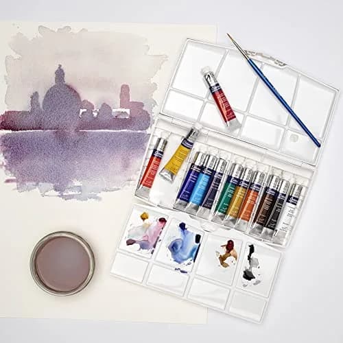 Winsor & Newton Cotman Watercolor Paint Set, 12 x 8ml Tube Travel Set | Professional Grade Paint with Excellent Tinting Strength thumbnail 6