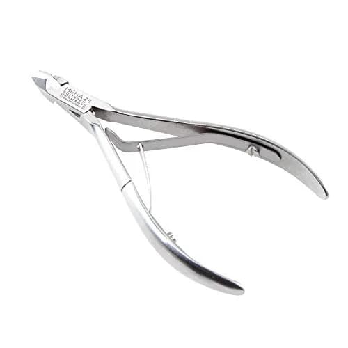 Mehaz Cuticle Nipper 777 1/2 Jaw Stainless Steel Cobalt 4" Handle | Precise Nail Trimming Tool thumbnail 1