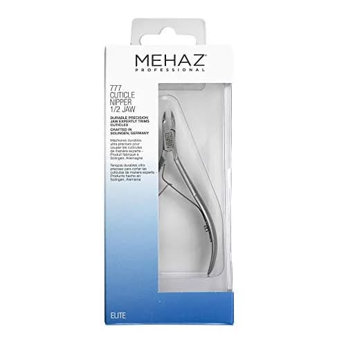 Mehaz Cuticle Nipper 777 1/2 Jaw Stainless Steel Cobalt 4" Handle | Precise Nail Trimming Tool thumbnail 2