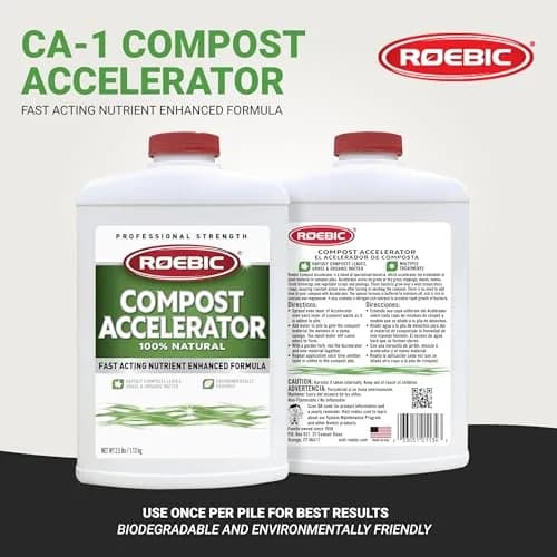 Roebic CA-1 Bacterial Compost Accelerator 2.5 lb | Speeds Organic Decomposition for Garden thumbnail 2