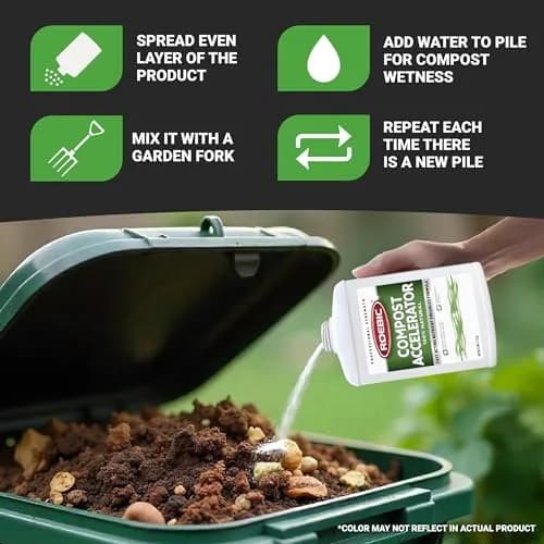 Roebic CA-1 Bacterial Compost Accelerator 2.5 lb | Speeds Organic Decomposition for Garden thumbnail 3