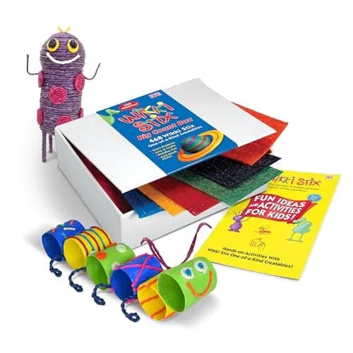 Wikki Stix Big Count Box, 468 Creatables in 13 Colors | Creative Arts & Crafts Toy for Kids thumbnail 1