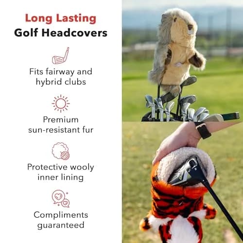 Daphne's Headcovers Lady Bug Hybrid Headcover | Premium Golf Club & Fairway Cover | Stylish Club Protection for Men & Women thumbnail 6
