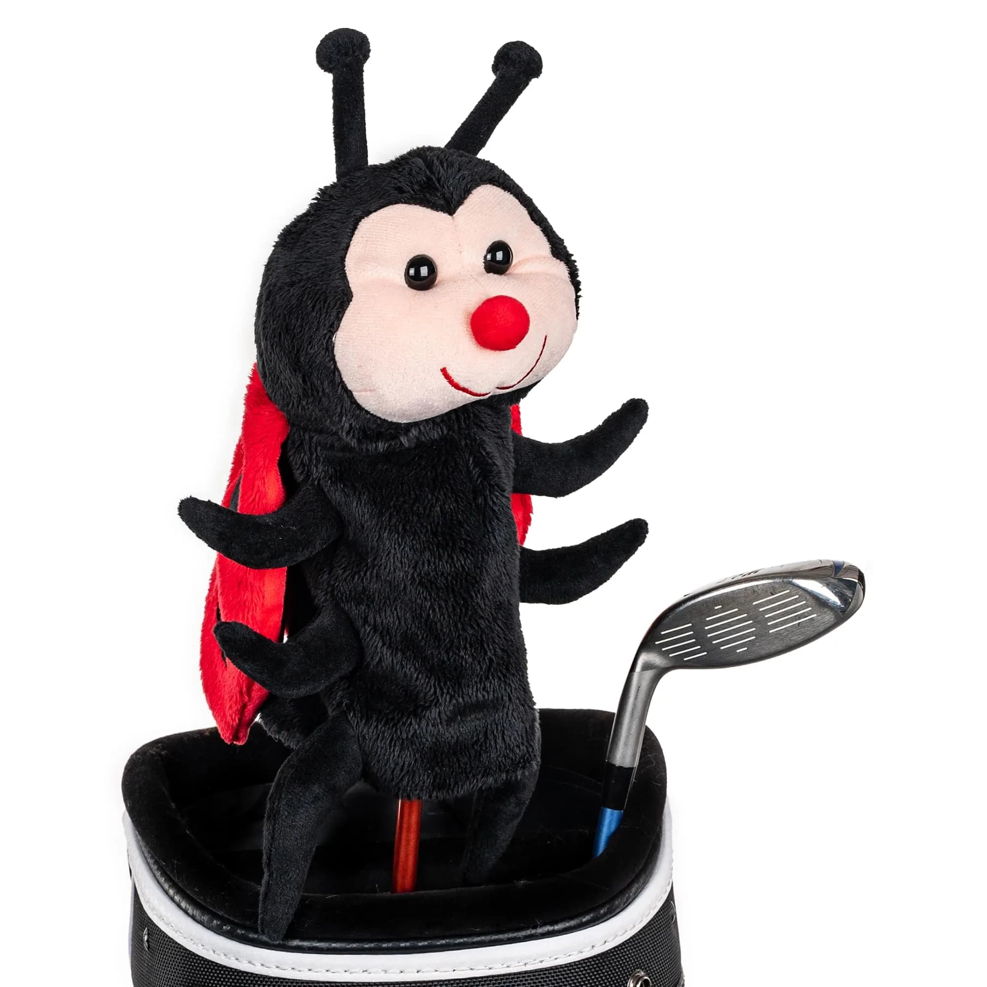Daphne's Headcovers Lady Bug Hybrid Headcover | Premium Golf Club & Fairway Cover | Stylish Club Protection for Men & Women — Lady Bug