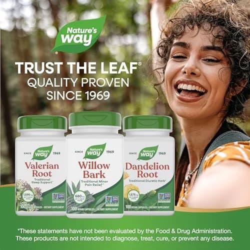 Nature's Way Willow Bark 680 mg Vegan Capsules | Traditional Minor Pain Relief Supplement 100 Count thumbnail 7