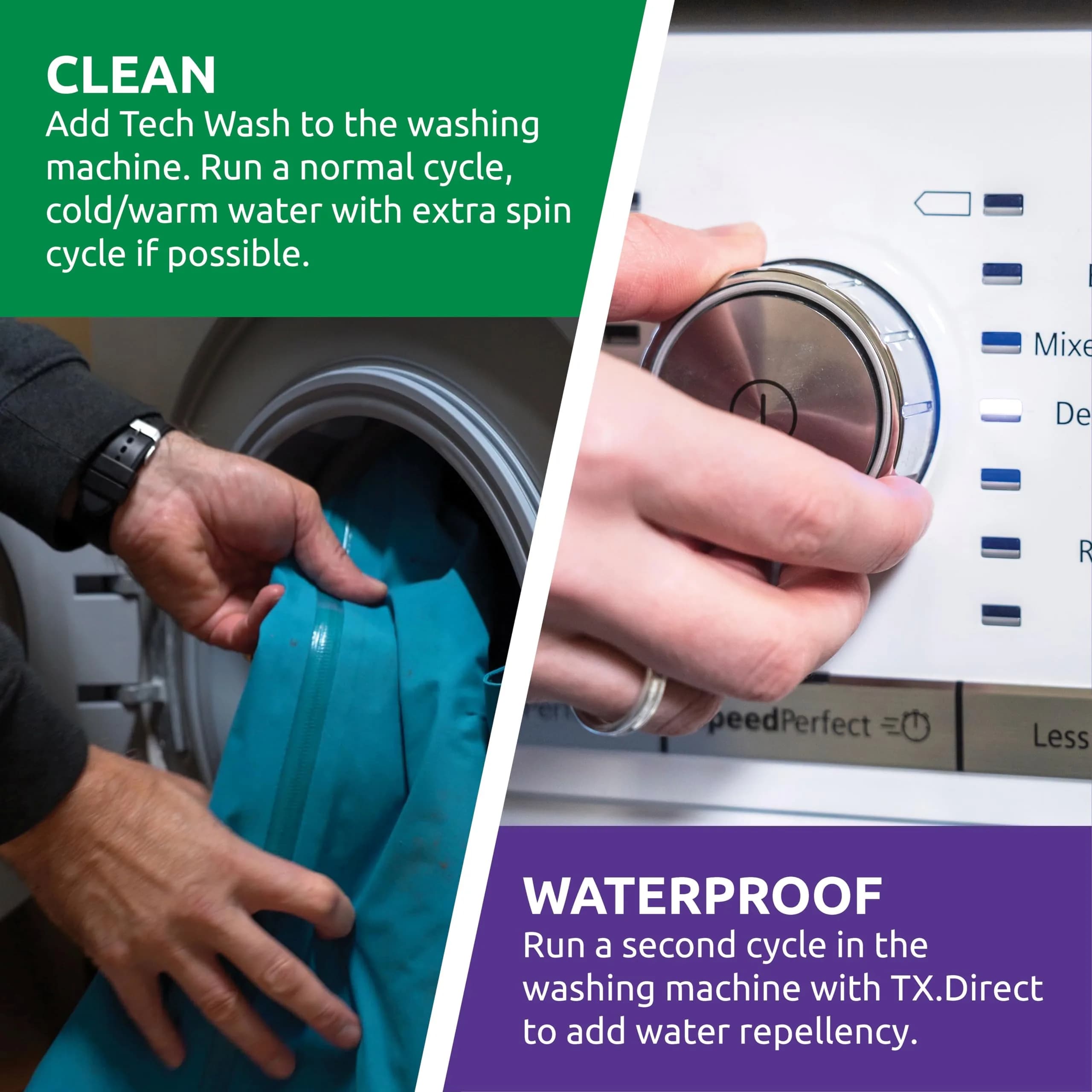 Nikwax Hardshell Cleaning & Waterproofing Duo-Pack 300ml (10.14 Fl Oz) | Restores Water Repellency & Breathability - view 4