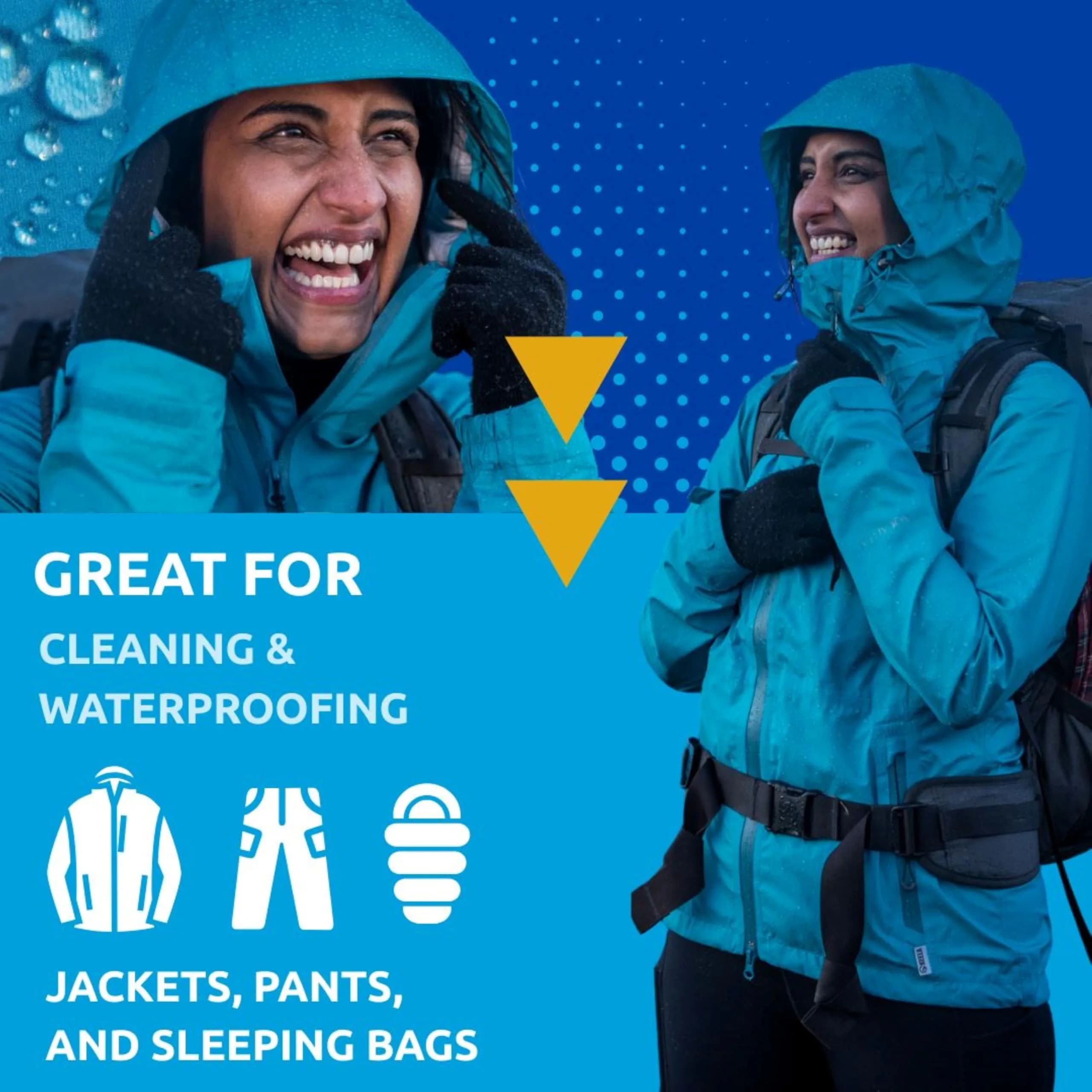 Nikwax Hardshell Cleaning & Waterproofing Duo-Pack 300ml (10.14 Fl Oz) | Restores Water Repellency & Breathability - view 2