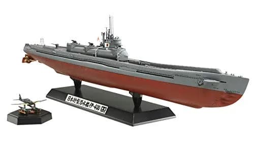 Tamiya Model Kit 1/350 Scale Japanese Navy Submarine I-400 | WWII Watercraft Hobby thumbnail 1