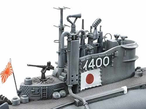 Tamiya Model Kit 1/350 Scale Japanese Navy Submarine I-400 | WWII Watercraft Hobby thumbnail 4