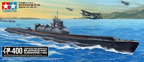 Tamiya Model Kit 1/350 Scale Japanese Navy Submarine I-400 | WWII Watercraft Hobby thumbnail 7