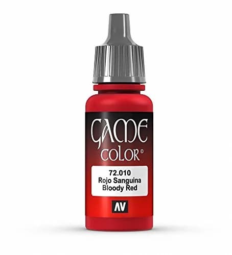 Vallejo Game Color Bloody Red 17ml | Matte Acrylic for Miniatures & Fantasy Figures thumbnail 1