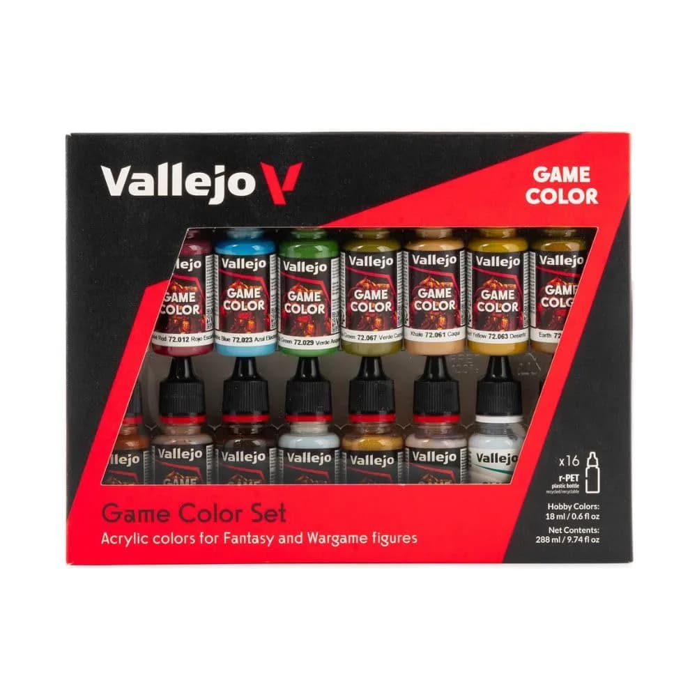 Vallejo Game Color Specialist Set | Expert Fantasy & Wargame Paints | 16 Bottles x 18 ml — Specialist Set