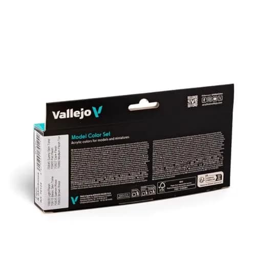 Vallejo Model Color Face & Skin Tones Set | Acrylic Paints | 8 x 18 ml thumbnail 4