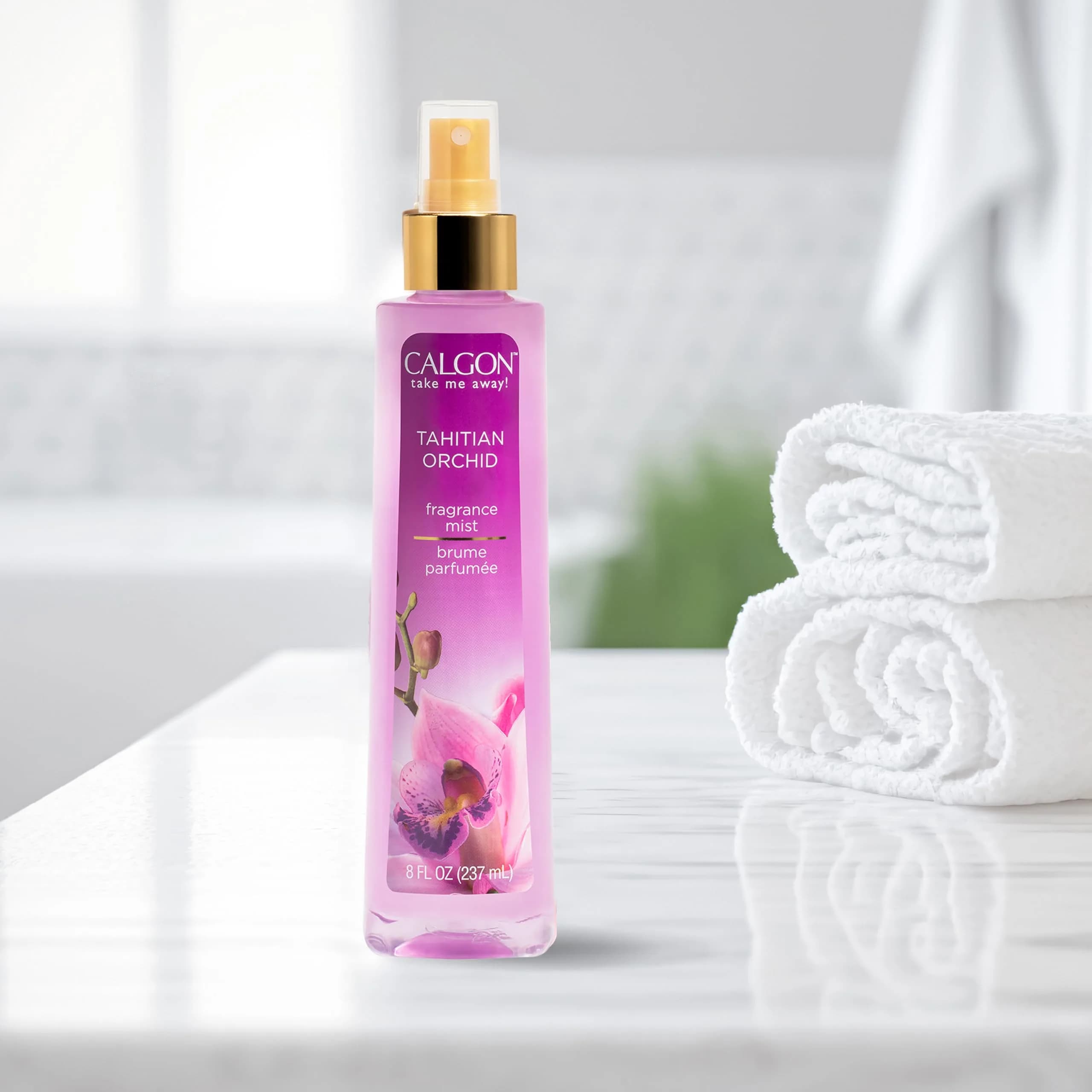 Calgon Tahitian Orchid Body Mist 236ml (8 fl oz) | Long-Lasting Fragrance for Women - view 6