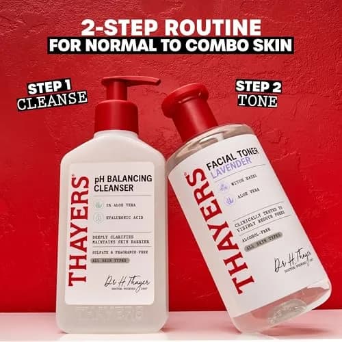 THAYERS Alcohol-Free Lavender Witch Hazel Facial Toner with Aloe Vera 355ml (12 Fl Oz) | Dermatologist Tested & Vegan thumbnail 8