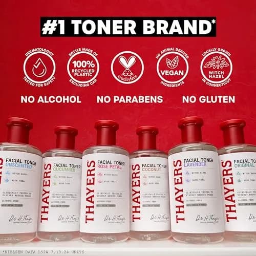 THAYERS Alcohol-Free Lavender Witch Hazel Facial Toner with Aloe Vera 355ml (12 Fl Oz) | Dermatologist Tested & Vegan thumbnail 9