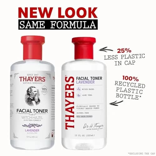 THAYERS Alcohol-Free Lavender Witch Hazel Facial Toner with Aloe Vera 355ml (12 Fl Oz) | Dermatologist Tested & Vegan thumbnail 2