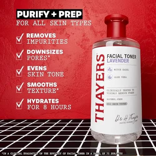 THAYERS Alcohol-Free Lavender Witch Hazel Facial Toner with Aloe Vera 355ml (12 Fl Oz) | Dermatologist Tested & Vegan thumbnail 3