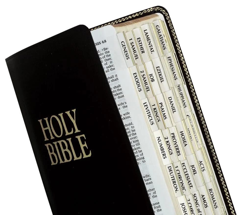tabbies Gold-Edged Bible Indexing Tabs, Old & New Testament, 80 Tabs | Durable, Self-Adhesive, Classic Gold Finish