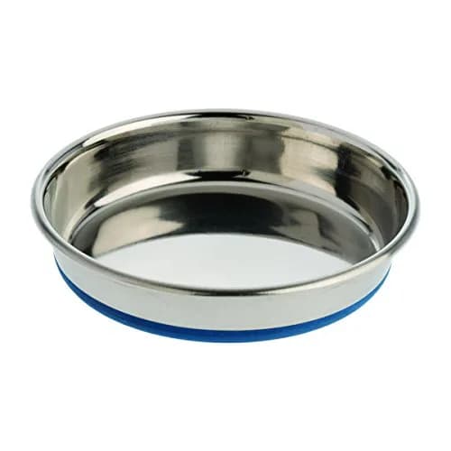 Our Pets DuraPet Stainless Steel Non-Slip Cat Bowl 1 Cup (5.3" x 5.3" x 1.1") | Whisker-Friendly & Dishwasher Safe thumbnail 1