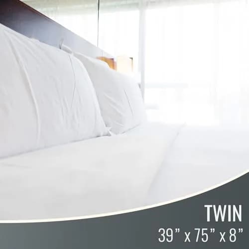 DMI Waterproof Mattress Protector and Cover Twin | Zippered, Noiseless, Durable thumbnail 2