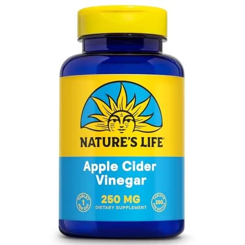 Nature's Life Apple Cider Vinegar Supplements 250 mg | Detox & Digestion Support thumbnail 1