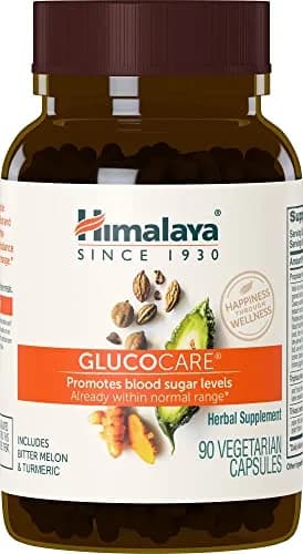 Himalaya GlucoCare Herbal Glucose Metabolism Supplement 90 Capsules | Supports Blood Sugar Levels Already Within Normal Range thumbnail 1