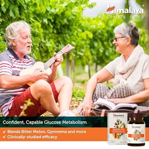 Himalaya GlucoCare Herbal Glucose Metabolism Supplement 90 Capsules | Supports Blood Sugar Levels Already Within Normal Range thumbnail 3