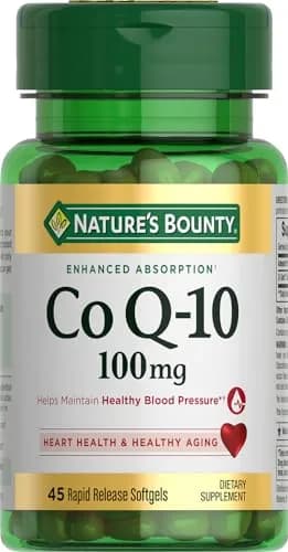 Nature's Bounty CoQ10 100mg for Heart Support | Supports Cardiovascular Wellness thumbnail 1