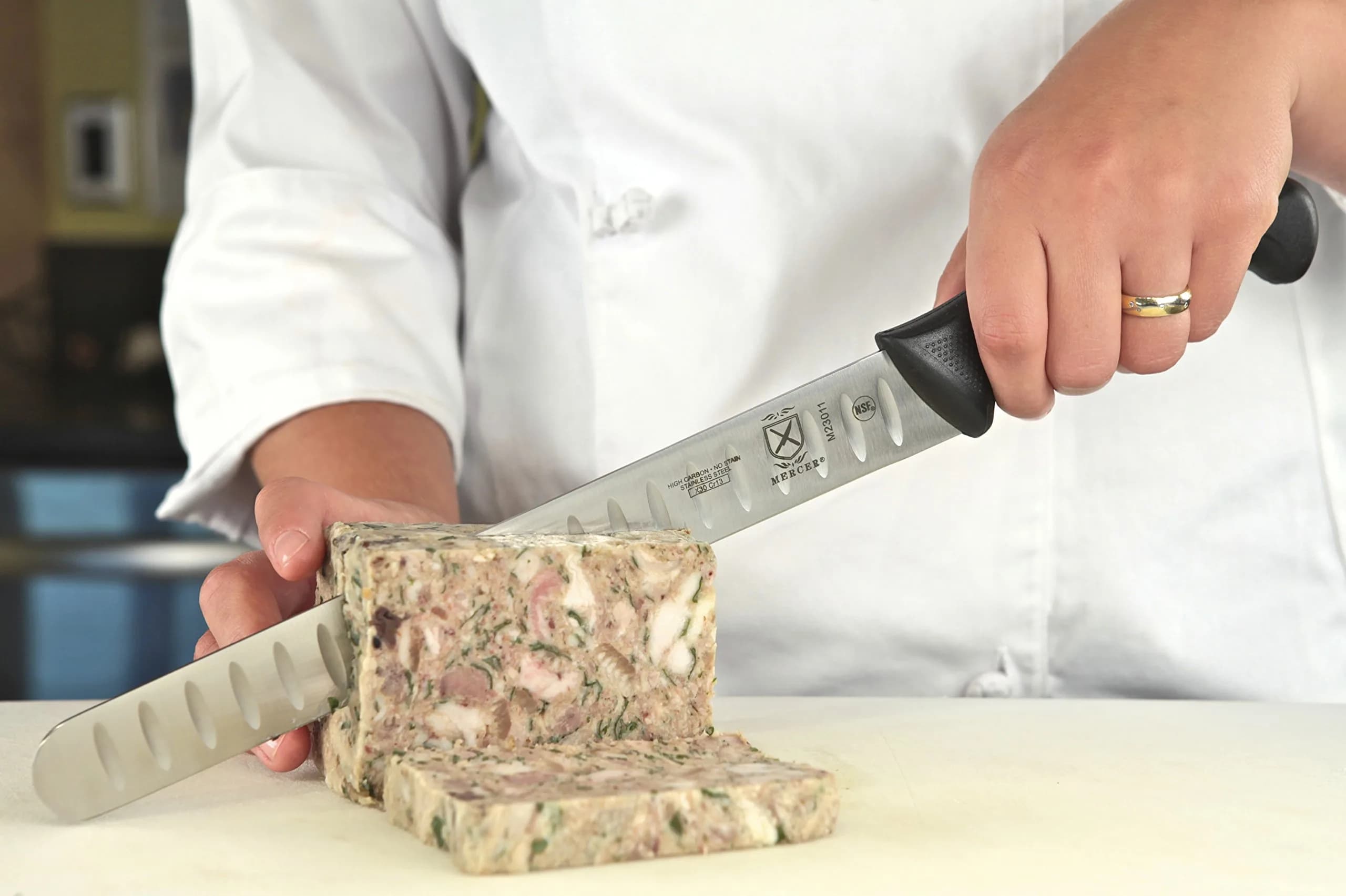 Mercer Culinary Millennia 11-Inch Slicer Knife | High-Carbon Japanese Steel Blade - view 2