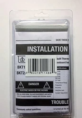 KING BKT1BW K/CB Series Built-In Thermostat Kit, Single Pole, White | Precise Temperature Control for Electric Baseboards thumbnail 2