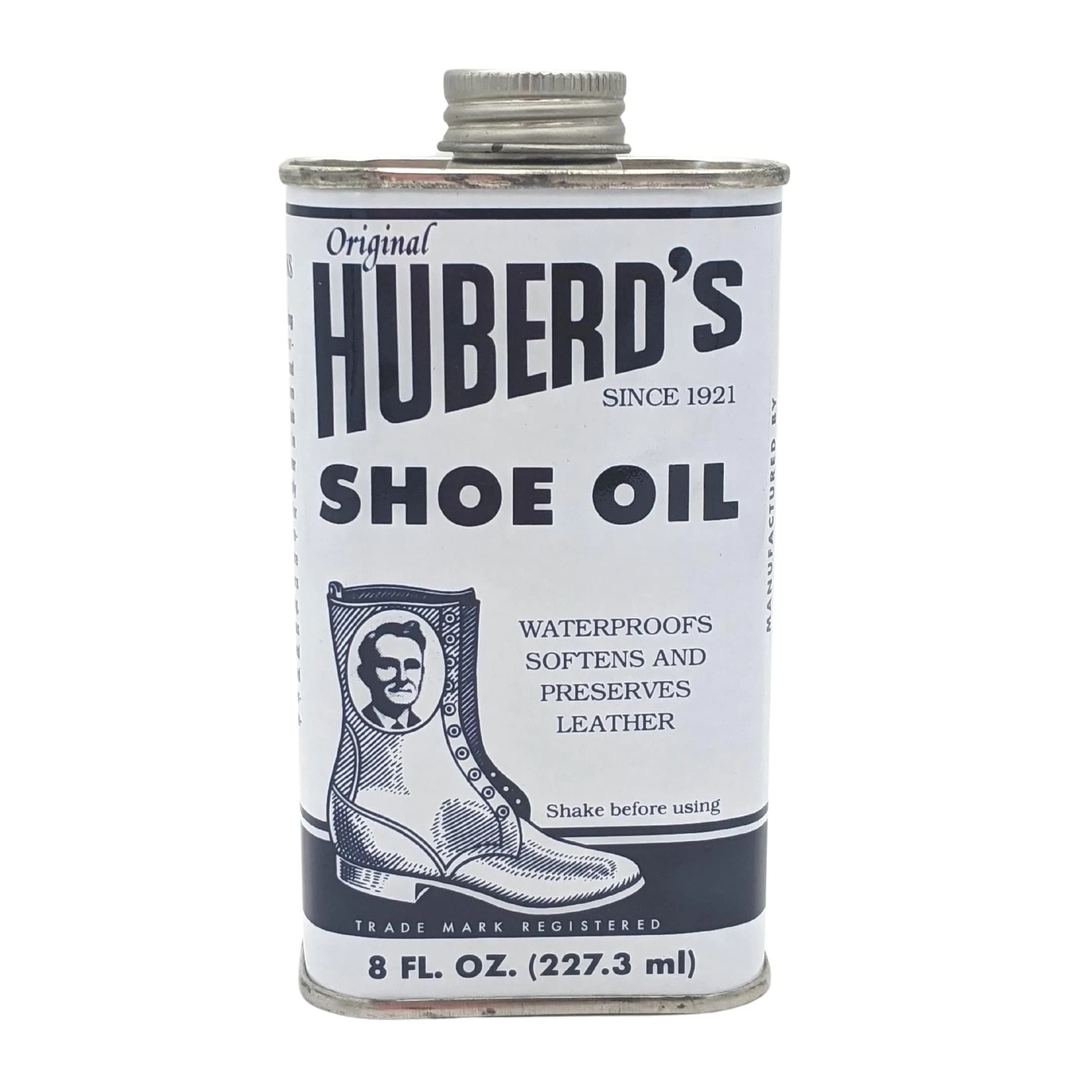 Huberd's Shoe Oil – Leather Conditioner & Waterproofer Since 1921 | Deep Leather Care & Waterproofing (8 oz) — 8 Ounces