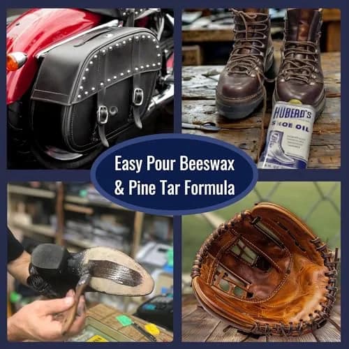 Huberd's Shoe Oil – Leather Conditioner & Waterproofer Since 1921 | Deep Leather Care & Waterproofing (8 oz) thumbnail 3