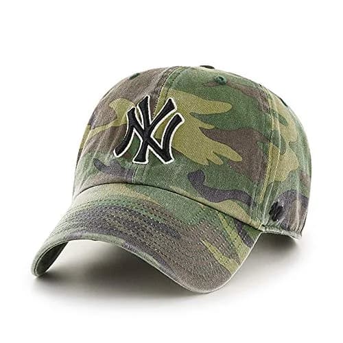 47 MLB New York Yankees Camo RGW Clean Up Cap Camouflage | Relaxed Fit, Adjustable Cotton Twill thumbnail 1