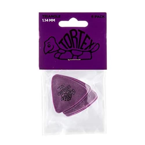 Jim Dunlop Tortex Triangle Pick 1.14MM | Durable Guitar Pick for Bass & Guitar Players thumbnail 4