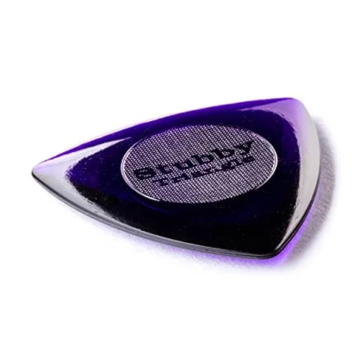 Jim Dunlop Tri Stubby 3.0mm Guitar Picks - 6 Pack | Bright, Contoured Lexan Picks for Powerful Attack thumbnail 3